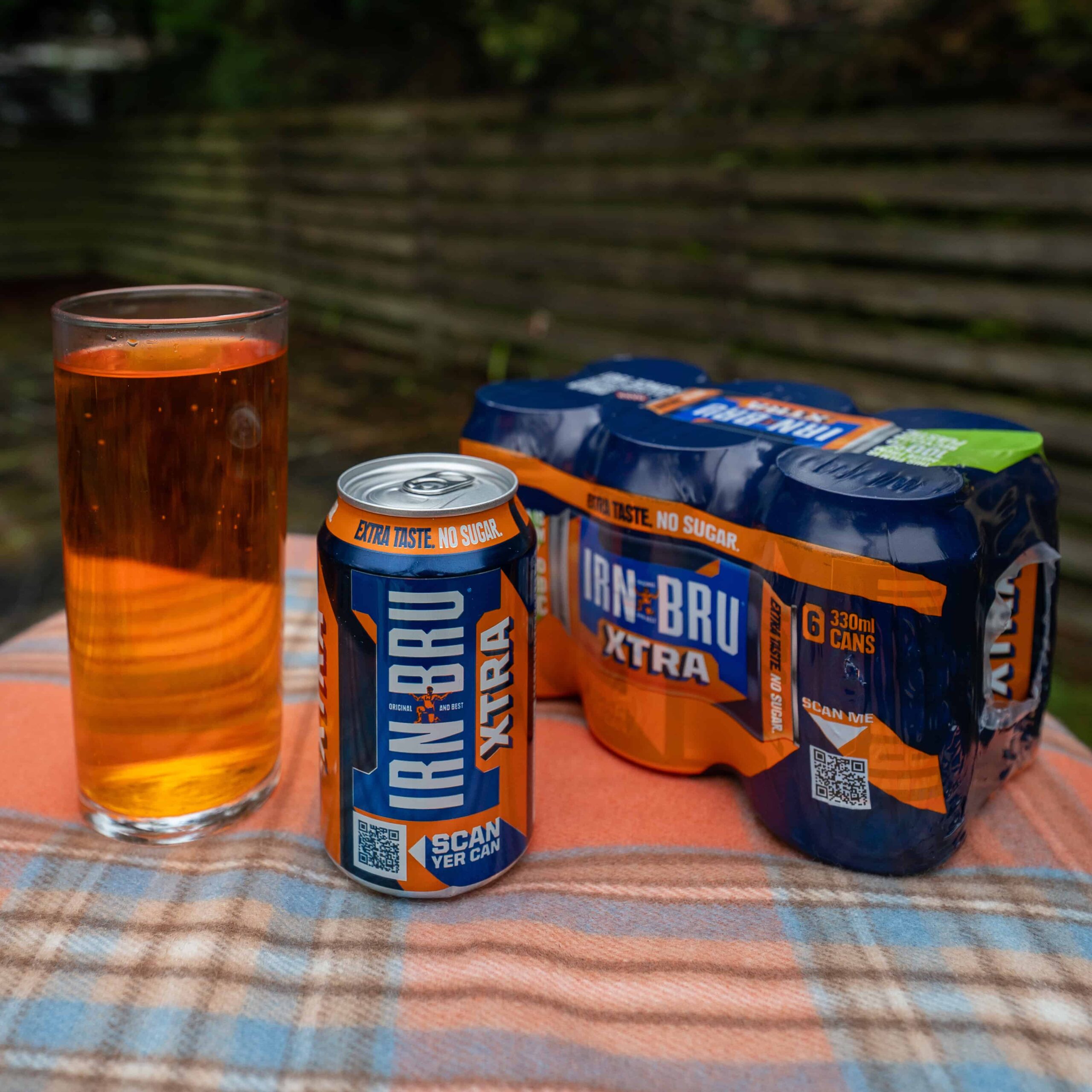 Irn-Bru Xtra Cans