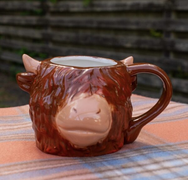 Highland Cow Dark Mug
