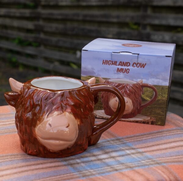 Highland Cow Dark Mug - Image 4