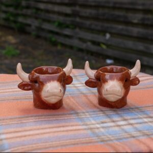 Highland Cow Egg Cups