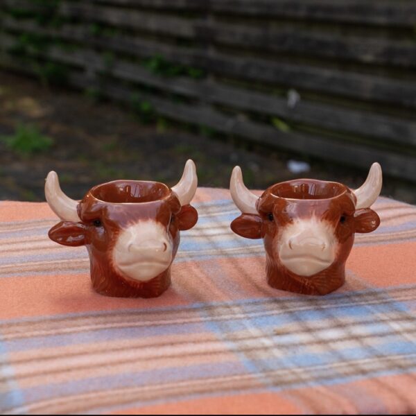 Highland Cow Egg Cups