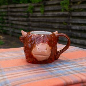 Highland Cow Dark Mug